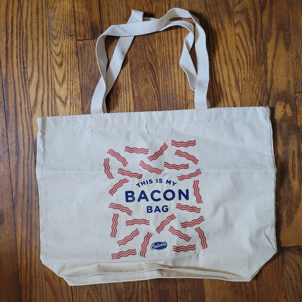 Culvers Bacon Graphic Tote Bag